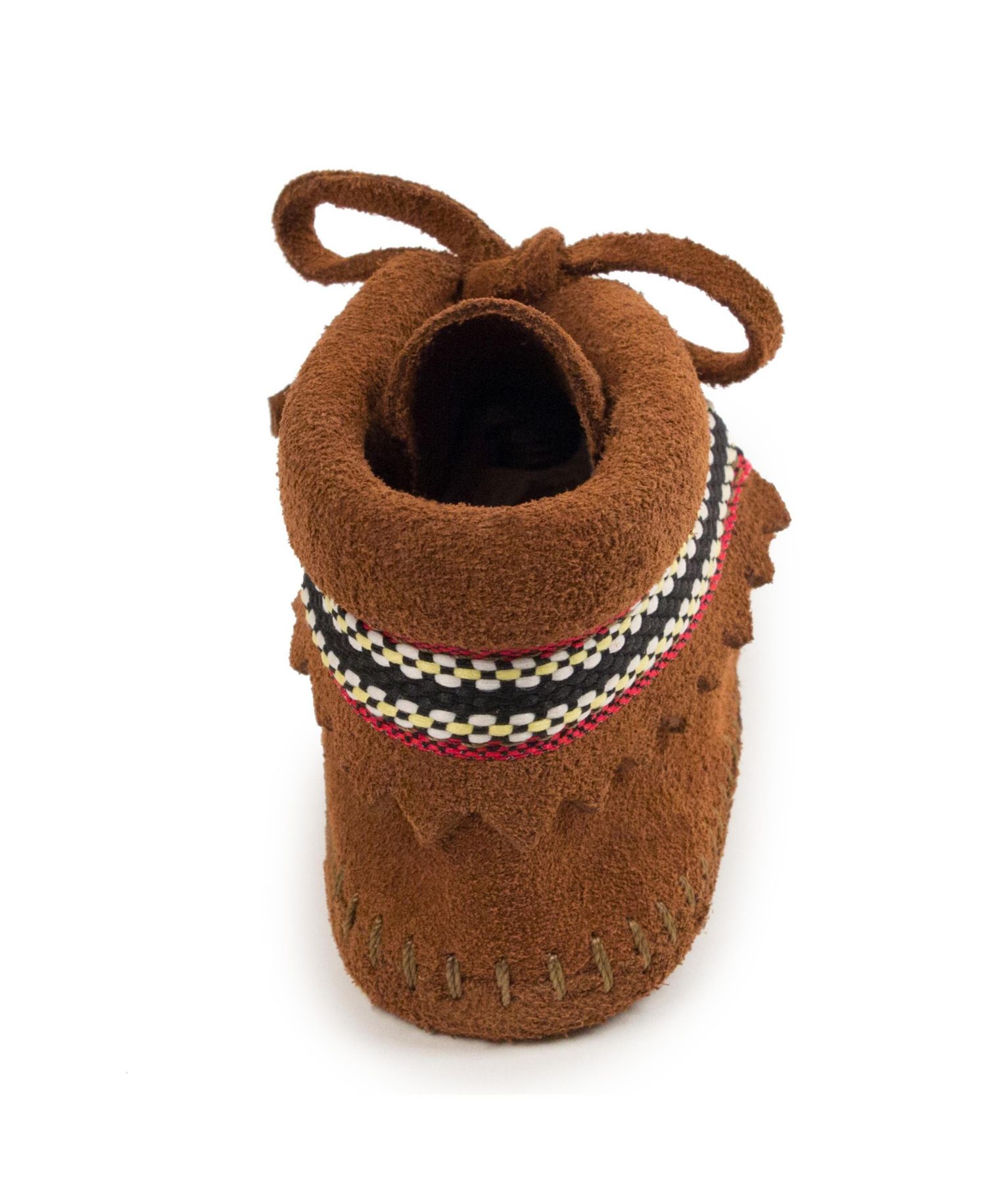 Baby Suede Braid Booties