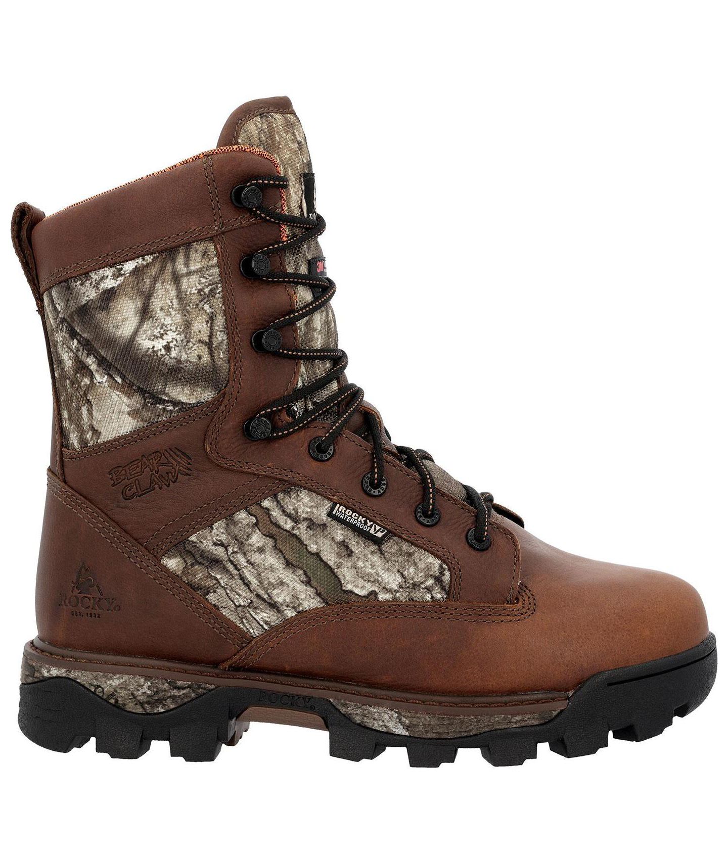 Мужские ботинки ROCKY BearClaw 1000G Insulated Hunting Boot, цвет: Коричневый — фото 2