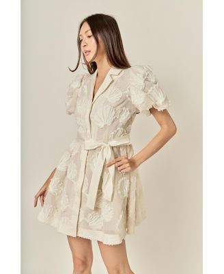 Women's Shell Mini Shirt Dress
