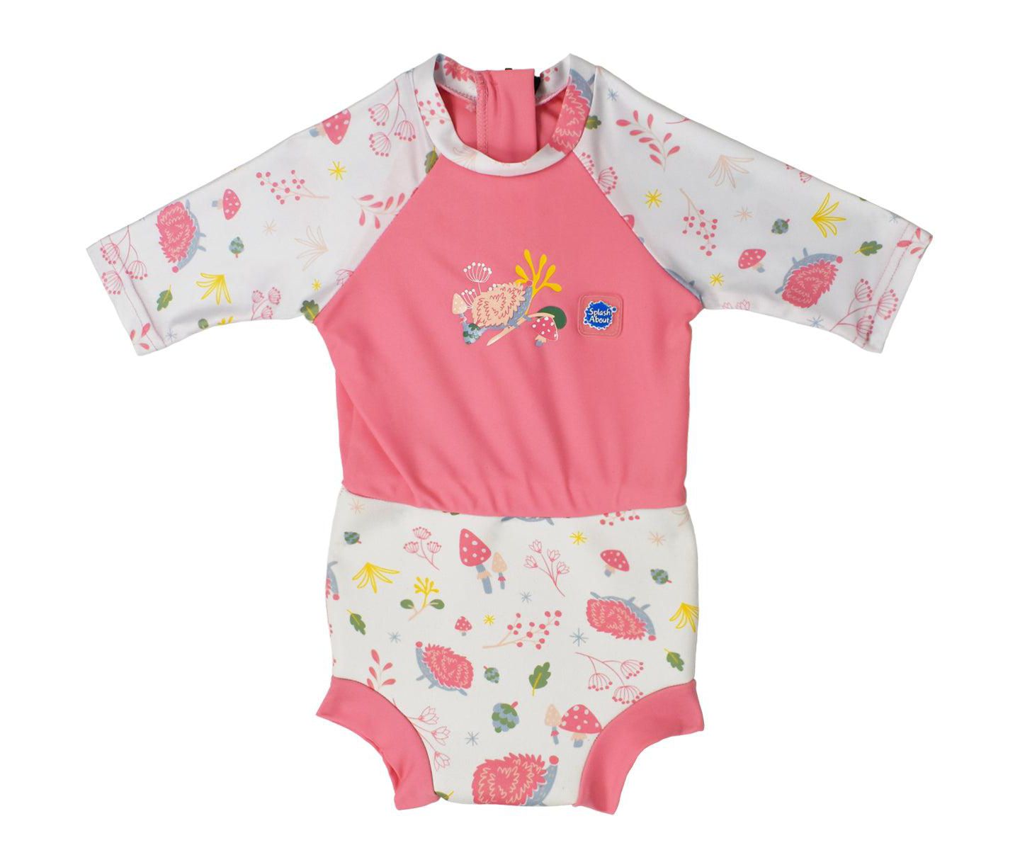 Детский солнцезащитный костюм Splash About Happy Nappy с купальным подгузником, цвет: Тёмно-зелёный — фото 1