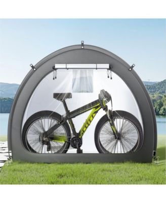 Outdoor Bike Storage Tent for 4 to 5 Bicycles with Dual Doors