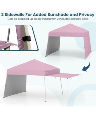 Outdoor Canopy Tent Pop Up with Convertible Sidewalls