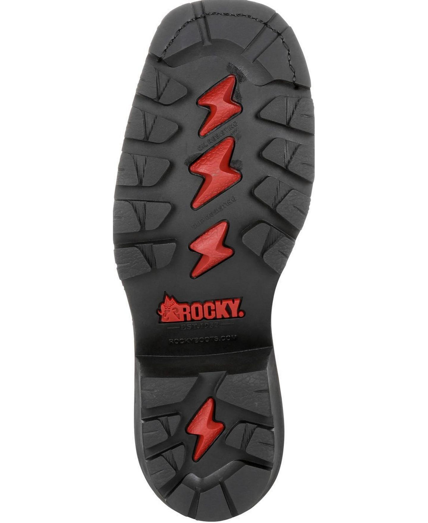 Мужские ботинки ROCKY Square Toe Logger Waterproof Work Boot, цвет: Тёмный коричневый — фото 4