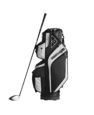 Golf Cart Bag with 14-Way Divider Top, 36" Premium Cart Bag with 13 Pockets, Handles, Dust Cover & Detachable Straps
