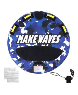 Inch Round Rider Towable Boat Tube with Nylon Cover