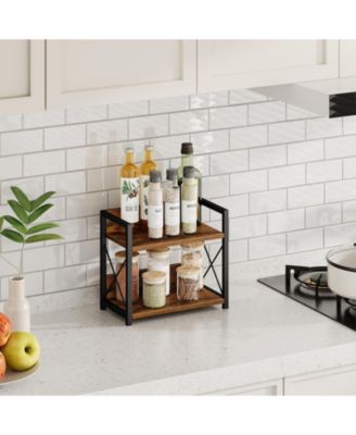 Countertop 2 Tier Spice Rack Organizer