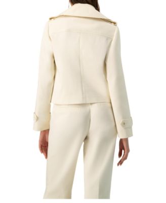 Women's Short Cotton Trench Coat