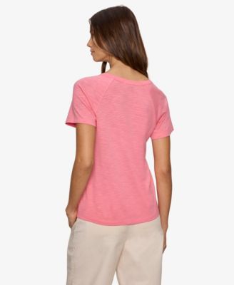 Women's Notched Muscle T-Shirt