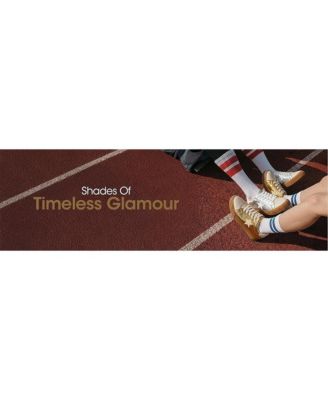 Womens Jumping jacks Metallic Faux Leather Star Sneakers