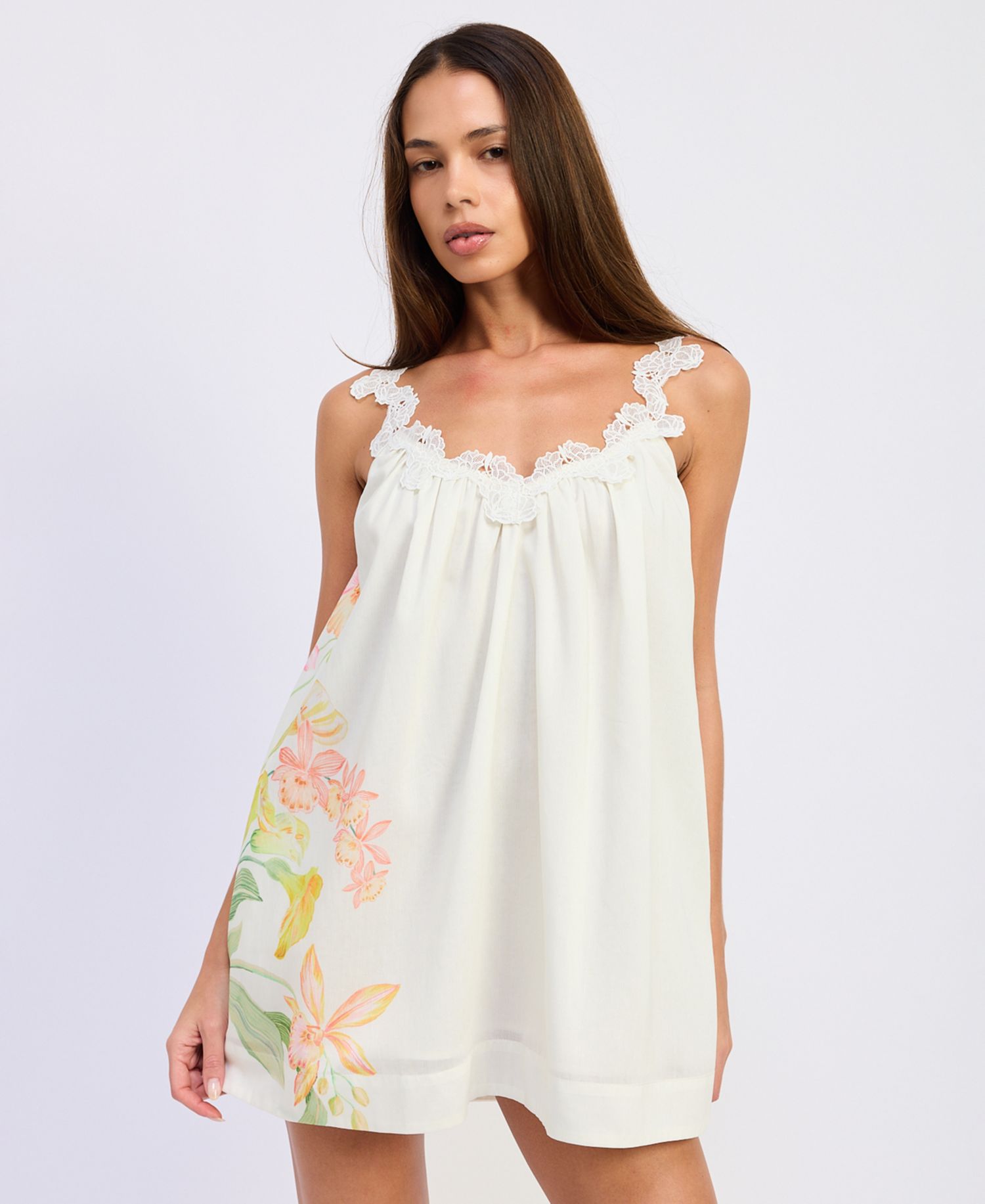 Women's Sleeveless V-Neck Mini Dress
