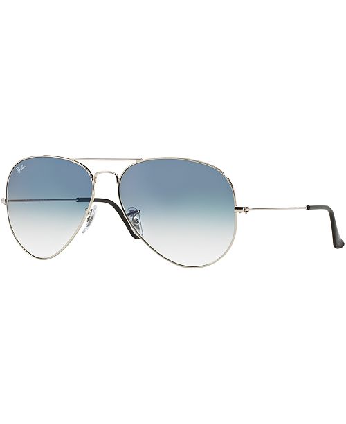 RayBan Sunglasses, RB3025 55 AVIATOR GRADIENT & Reviews Sunglasses