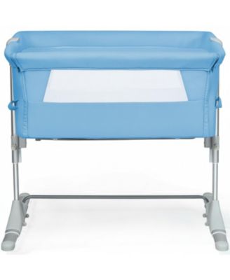 Portable Baby Bedside Bassinet Sleeper with 4 Adjustable Heights