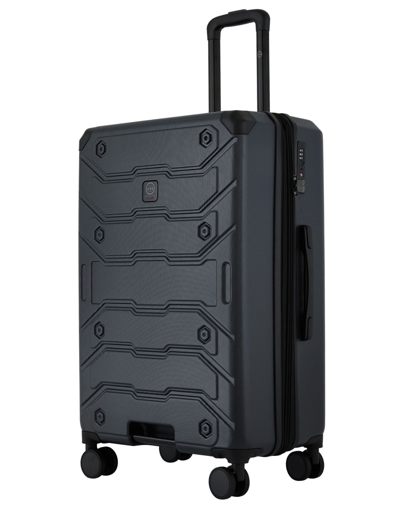 Чемоданы Wrangler Trailway 4-Piece Hardside Luggage Set, цвет: Чёрный — фото 4