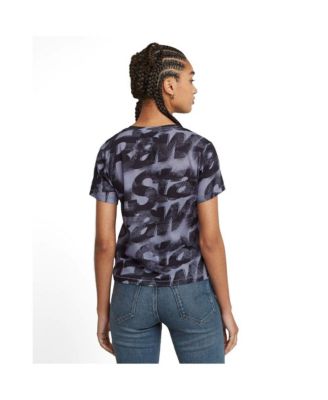 Women's Sprayed Letters Top