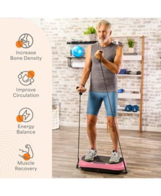 Waver Mini Vibration Plate Exercise Machine for Lymphatic Drainage - Compact Whole Body Vibrating Platform for Muscle Toning