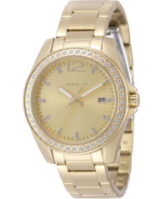 Women's 49847 Angel Quartz PC32 Gold Dial Watch