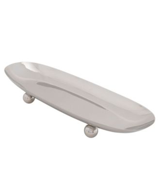 Temari Footed 5.62" Oval Platter