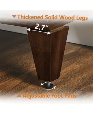 33.6" Retro Wooden Sideboard Buffet Cabinet with Storage, Accent Display Cabinets, Media Console Credenza