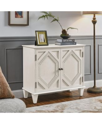 33.6" Retro Wooden Sideboard Buffet Cabinet with Storage, Accent Display Cabinets, Media Console Credenza