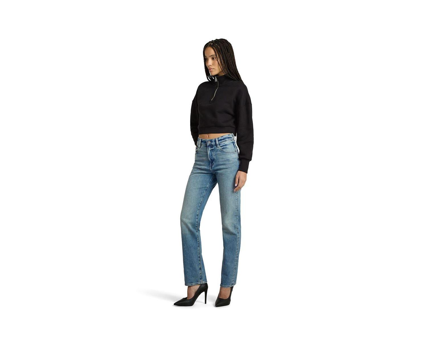 Women's Viktoria High Straight Jeans