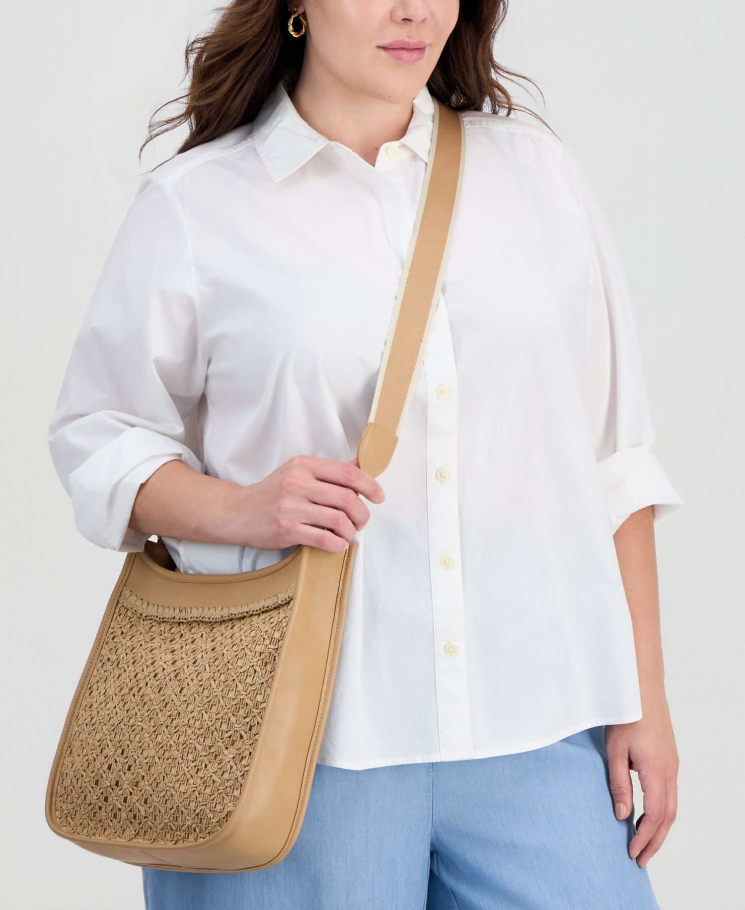 Crochet Straw Dip Crossbody