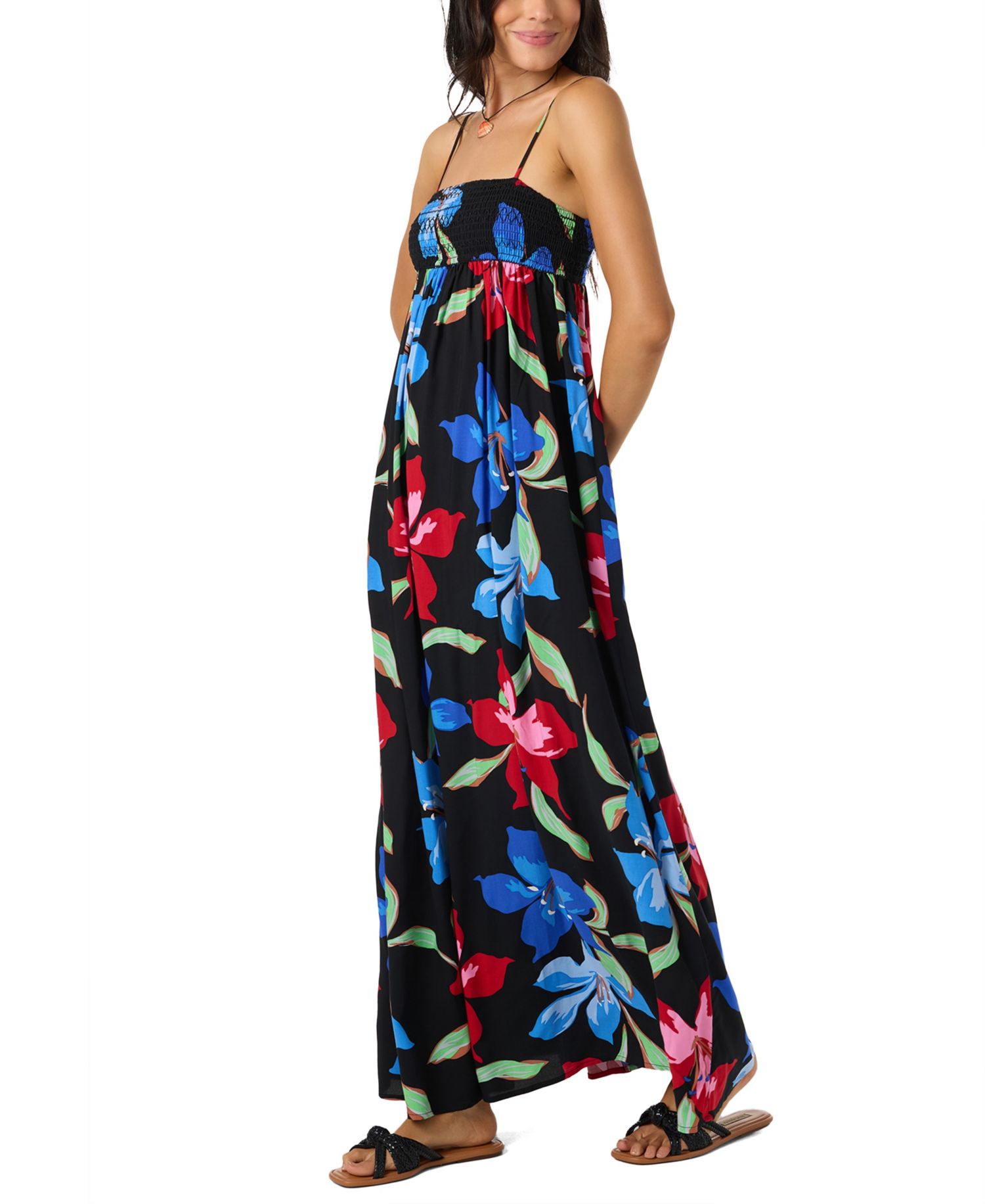 Women's Nickie Square Neck Floral Dress