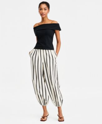 Women's Off-The-Shoulder Jersey Knit Top