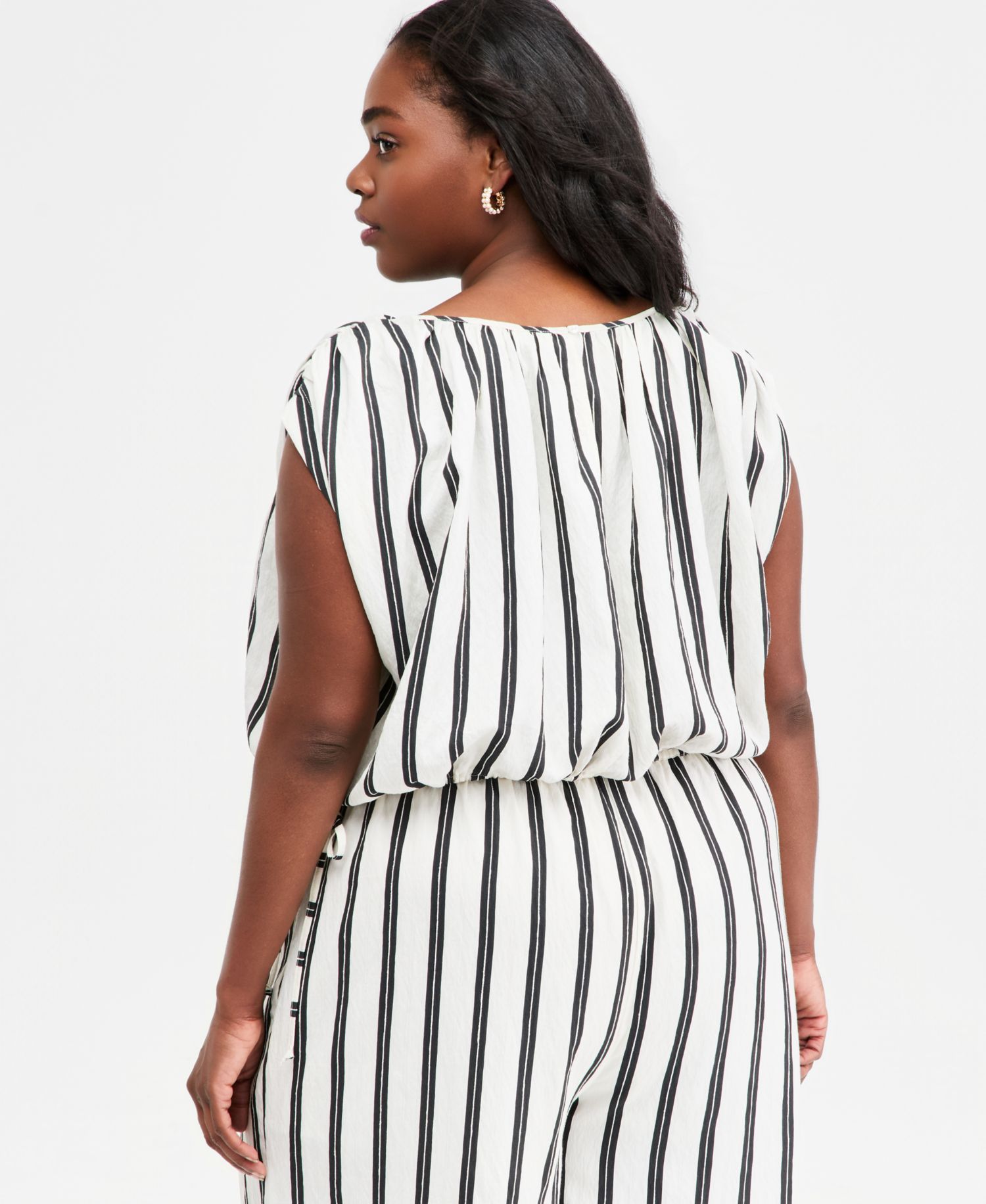 Trendy Plus Size Emma Sleeveless Side-Tie Top