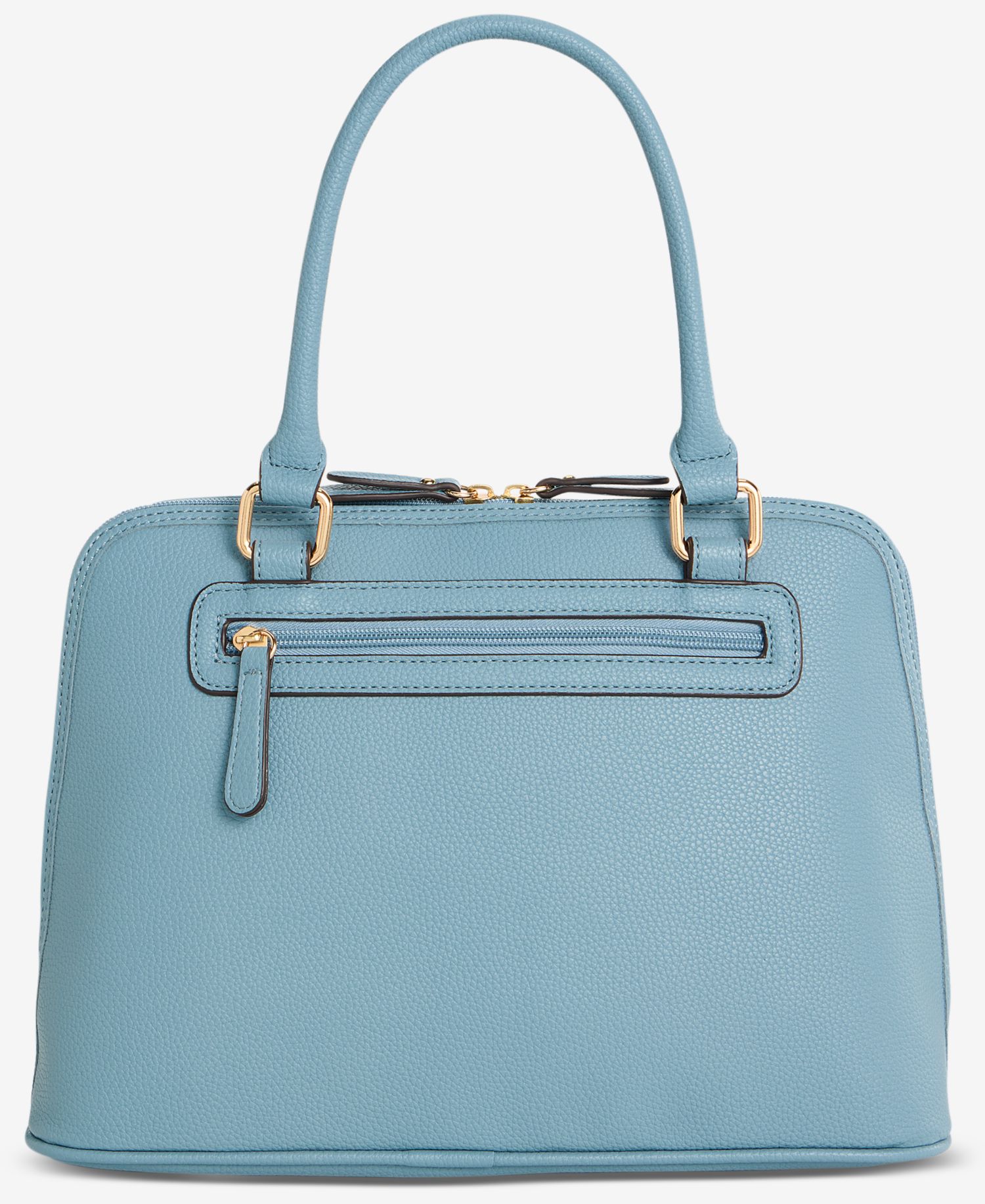 Vertical Colorblock Dome Satchel
