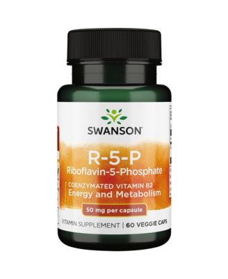 R5P (Riboflavin5Phosphate)  Vitamin B2 Supplement Promoting Energy, Metabolism and Vision Health  Natural Wellness Formula  (60 Capsules)