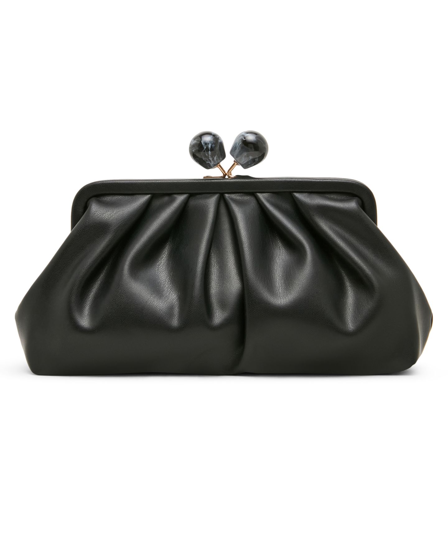 Женский клатч Steve Madden Bmarisol Small Kisslock Clutch Handbag, цвет: Чёрный — фото 1