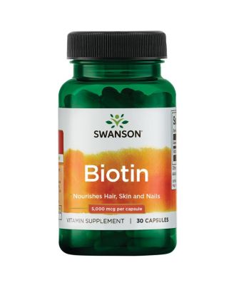 Biotin B7 Vitamin 5000 mcg 30 Capsules