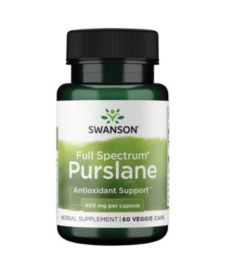 Swanson Full Spectrum Purslane 400 Milligrams 60 Veg Capsules 13$