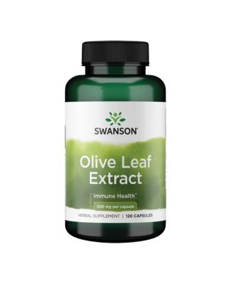 Olive Leaf Extract Capsules with 20% Oleuropein  (120 Capsules, 500mg Each)