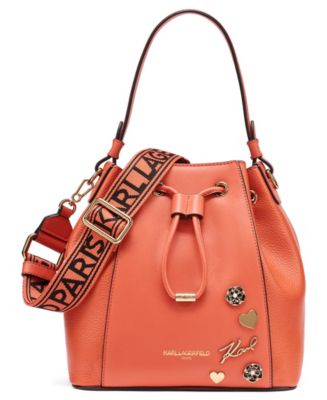 KARL LAGERFELD PARIS Adele Bucket Bag - Macy's