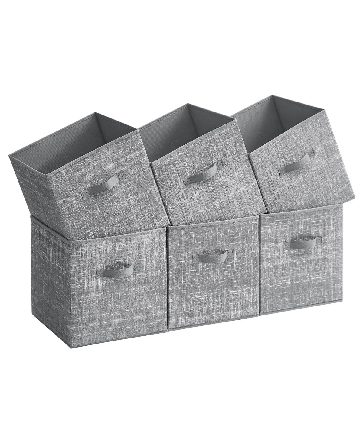 Gnuadz 6Pieces Storage Cubes Fabric Bins Closet Organizers Foldable