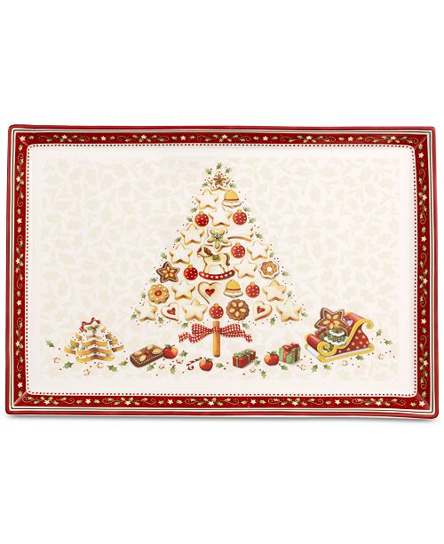 Villeroy Boch Winter Bakery Large Rectangular Cake Plate
