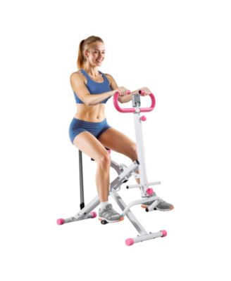 Deep Squat Rowing Machine, Foldable Glute Trainer with 3 Resistance Bands, Home Squat Machine for Glutes and Legs