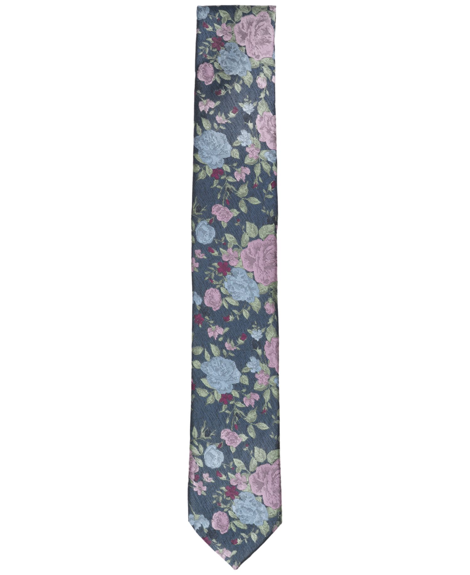 Men's Foster Floral Pattern Skinny Tie