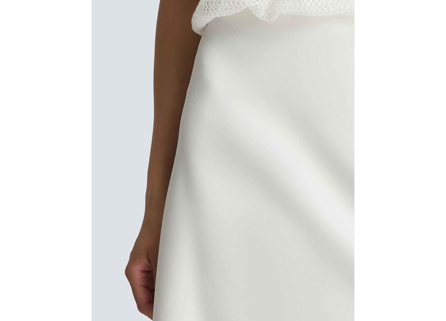Women's Pull-On Bias Flared Maxi Skirt