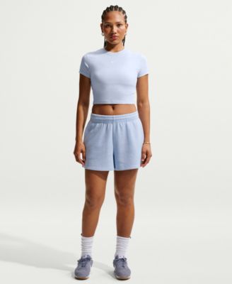 Women's Sportswear Chill Waffle Loose Mid-Rise Shorts