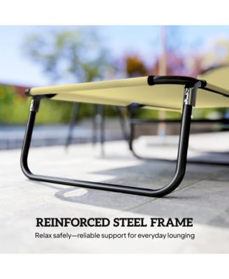 Foldable Reclining Pool and Beach Chair, Oxford,