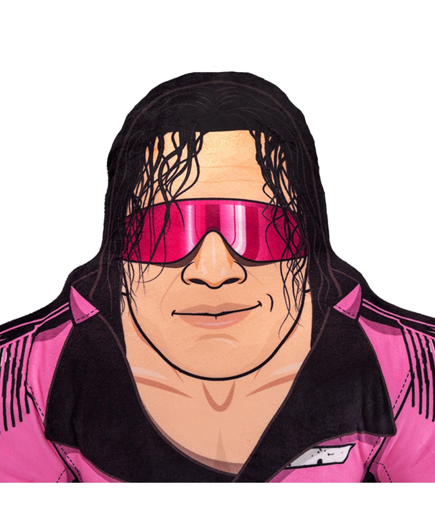 Детская мягкая игрушка Bleacher Creatures Bret Hart WWE Bleacher Buddy 24" Plush, 1-Piece — фото 4
