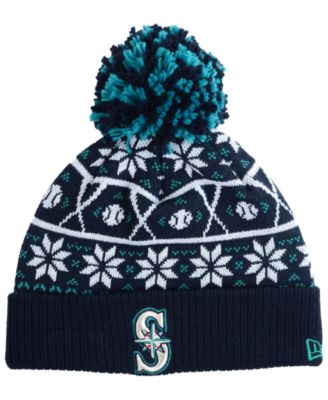 New Era - Seattle Mariners Sweater Chill Pom Knit Hat