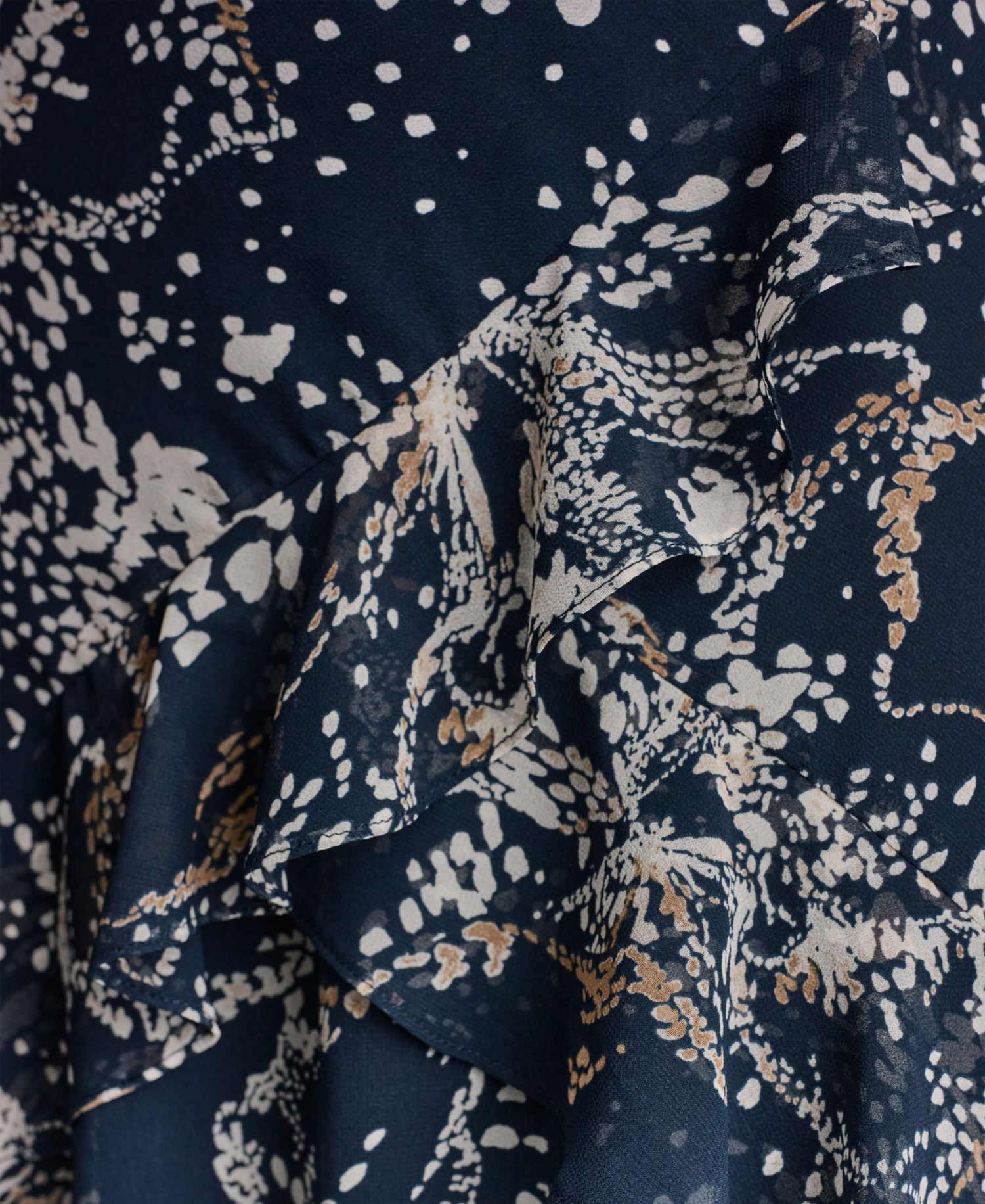 Petite Printed Boat Neck Shift Dress