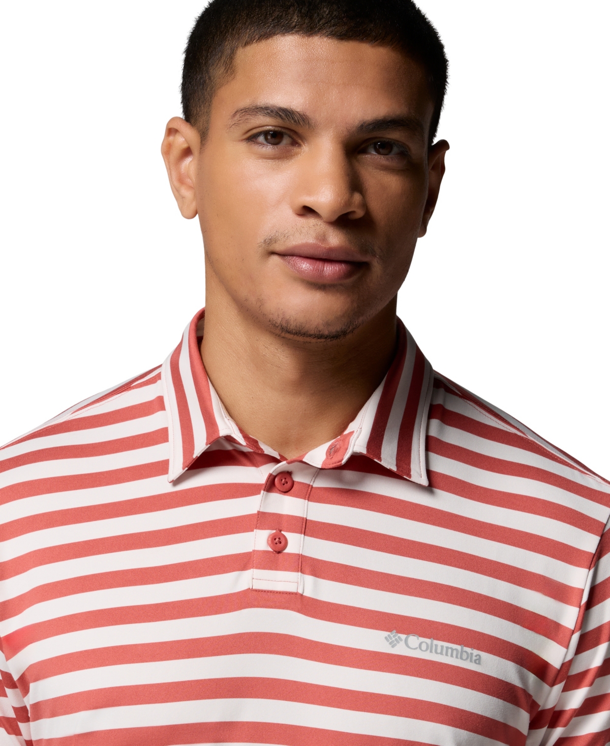 Columbia Men's Parsons Printed Short-Sleeve Polo Shirt