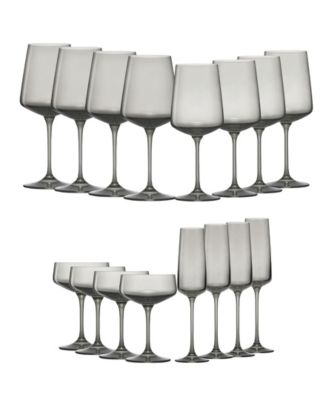 Sidney Stemware Entertaining Glasses, Set of 16