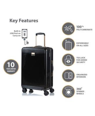 3-Piece Luxe Hardside Luggage Set