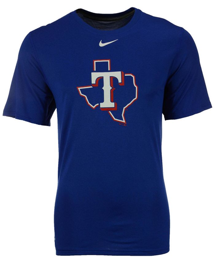 Nike Men's Texas Rangers BP Logo Legend T-Shirt - Macy's
