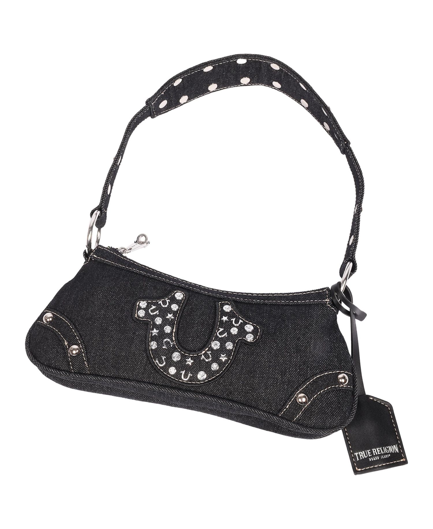 Horseshoe Denim shoulder bag
